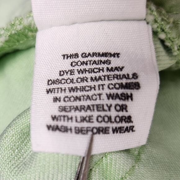 Free People Jeans Womens Size 25 Mint Green Zippered Ankle - Picture 12 of 16